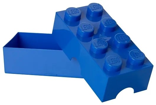 Uzsonnás doboz 10 x 20 x 7,5 cm, többféle - LEGO szín: kék