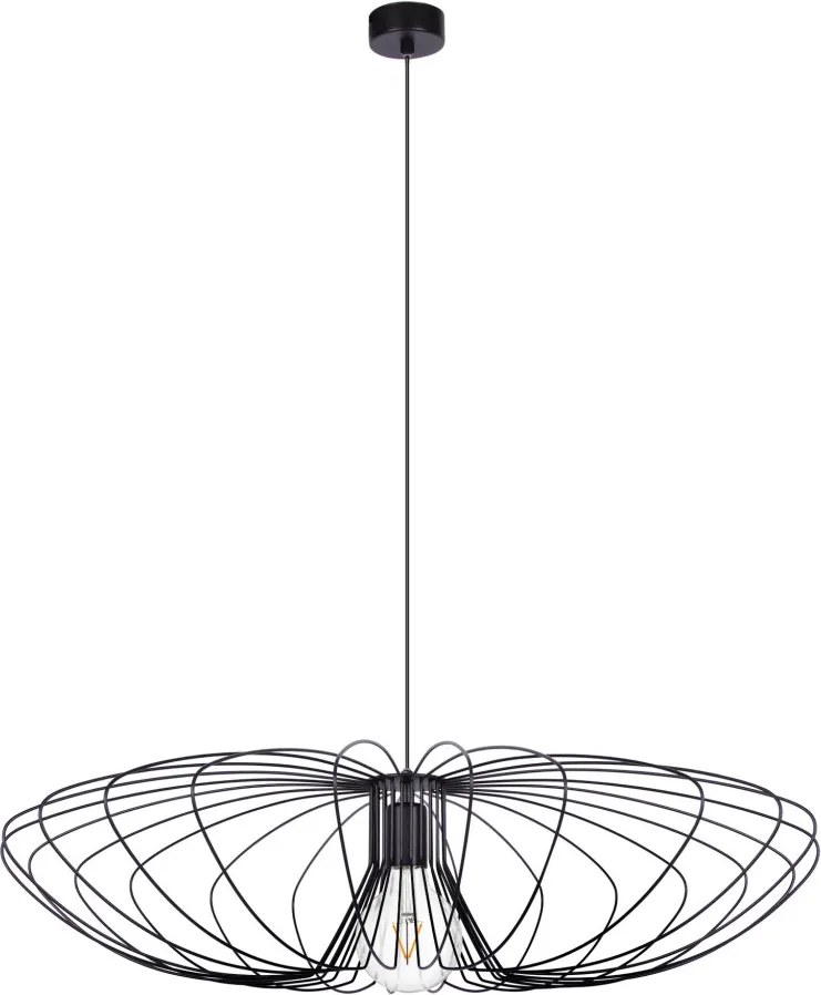 KAJA K-3409 TIZI Fekete Színű Függeszték 1xE27 15W IP20