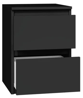 Baltrum M2 éjjeliszekrény, 30x40x30 cm, fekete