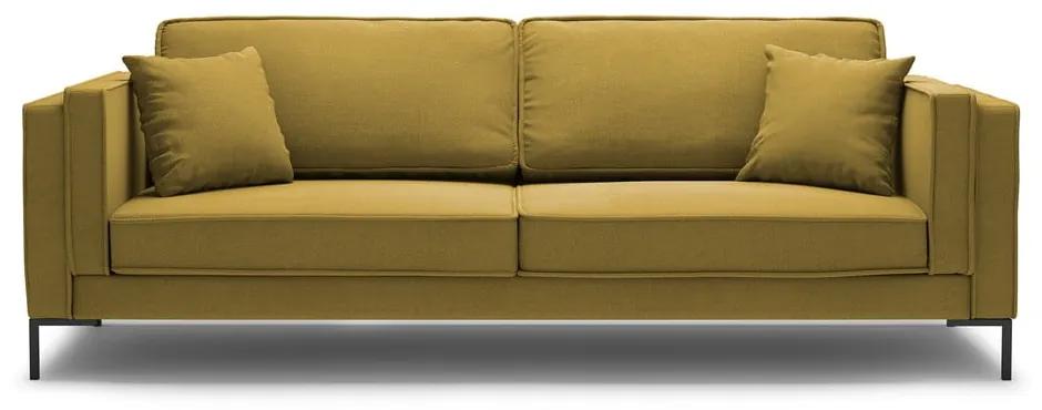 Attilio sárga kanapé, 230 cm - Milo Casa