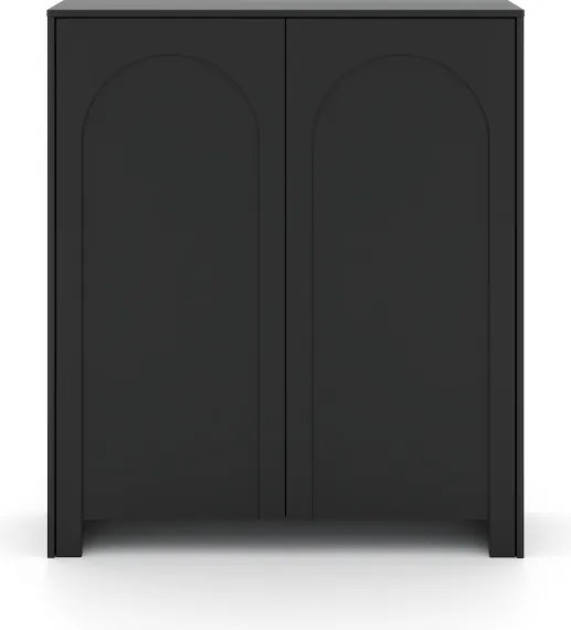 ARCO AR05 KOMODA WYSOKA 2D CZARNY/CZARNY 5W