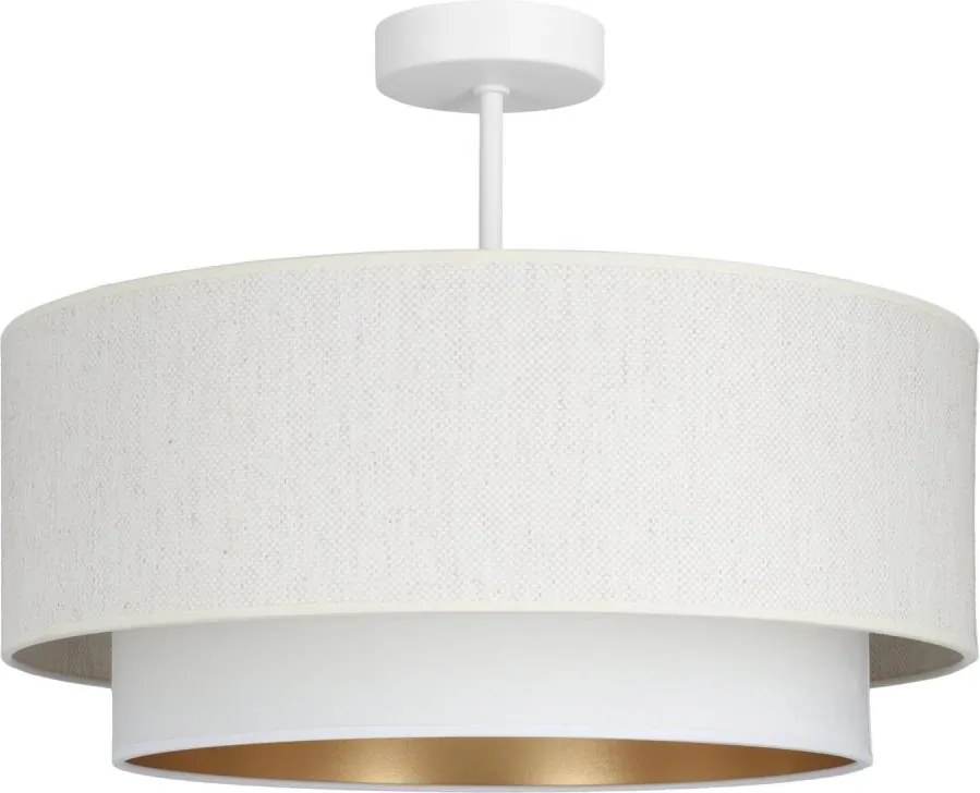 Felületre szerelhető mennyezeti lámpa NATIA 1xE27/60W/230V, átmérő 45 cm, fehér