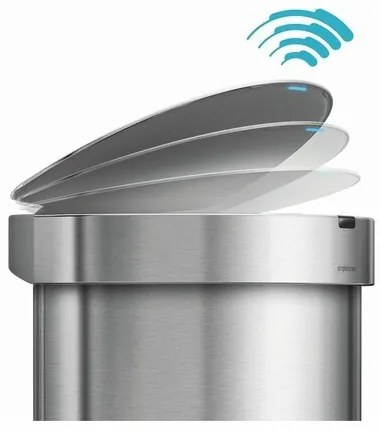 Simplehuman érintésmentes hulladékgyűjtő, 45 l