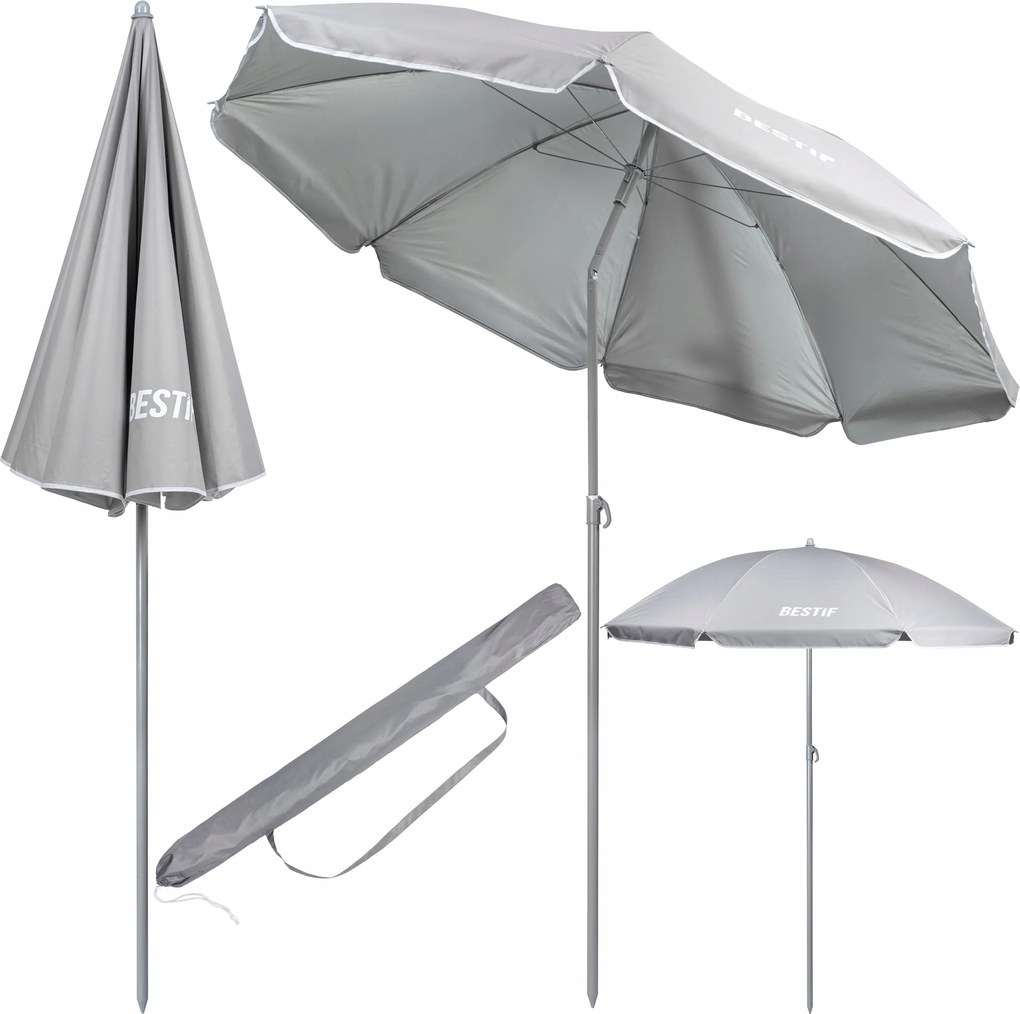 Nagy Kerti Strand Napernyő Bestif Törhető Strandra 1,8M 180cm