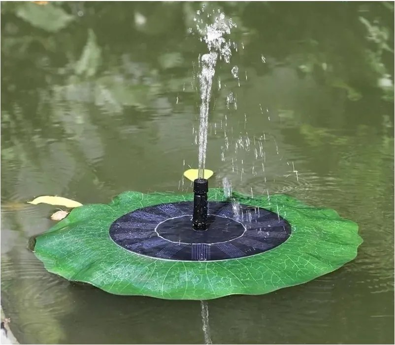 Zaparkorun Napelemes kerti szökőkút tavirózsa alakban