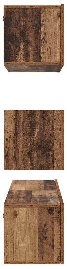 TV szekrény garnitúra 4 pcs Régi fa 60 x 30 x 30 cm Faanyag