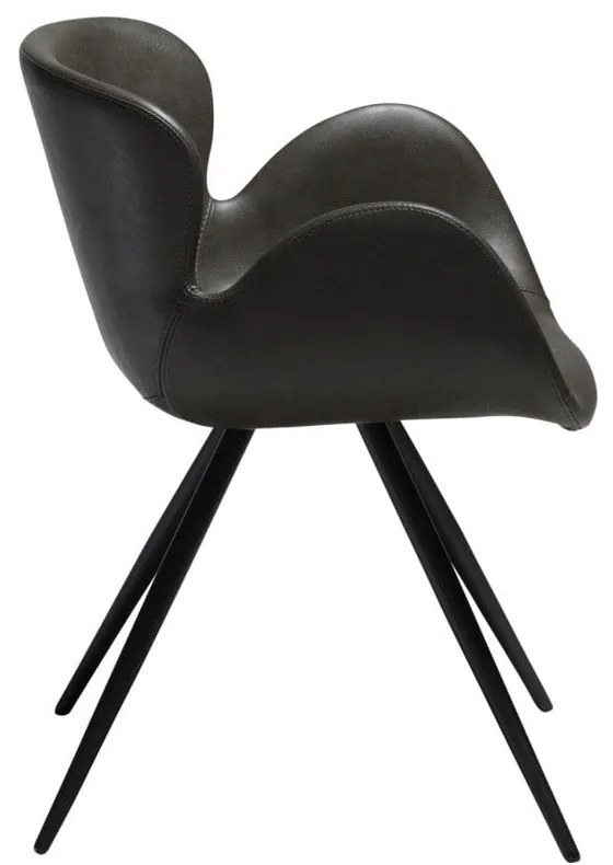 Szürke kárpitozott karfás étkezőfotel Gaia – DAN-FORM Denmark