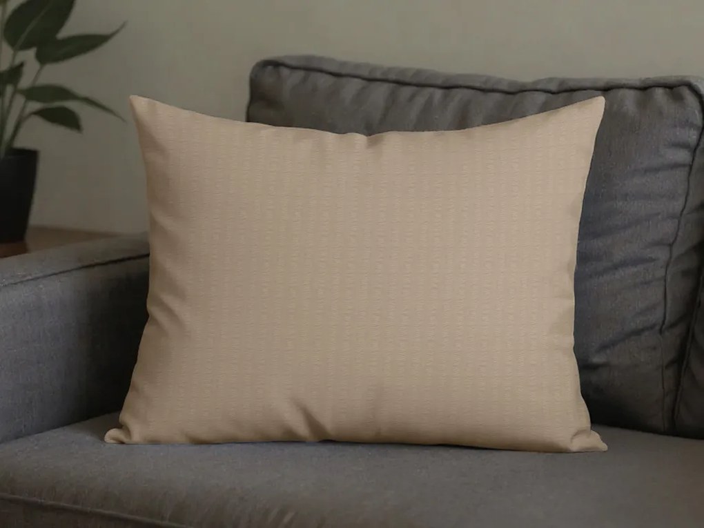 DENYX világosbarna krepp párnahuzat, 70x90 cm