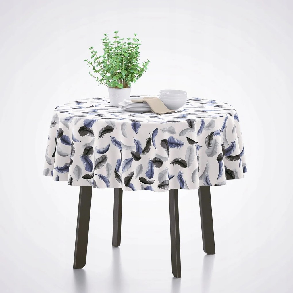 Kerek Abrosz Asztalra ,toll, Átmérője 140 CM.