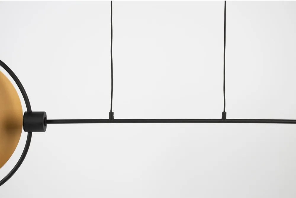 Okkersárga-fekete LED dimmelhető függőlámpa Sirius – Zuiver