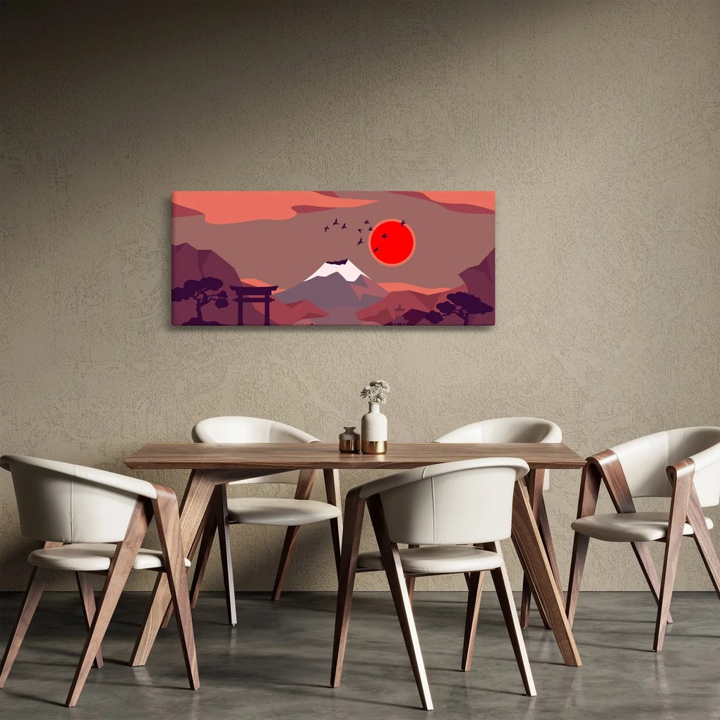 Kép - Fuji hegység (120x50 cm)