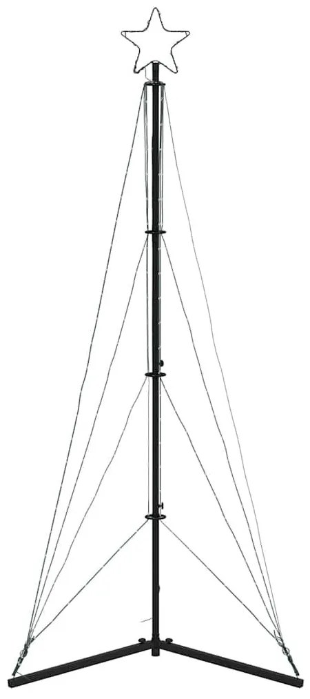 hideg fehér LED karácsonyfa 363 LED 182 cm