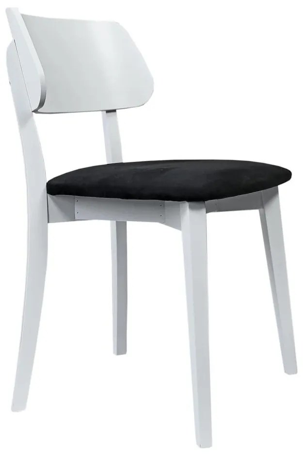 EZRA étkezőszék fehér/fekete