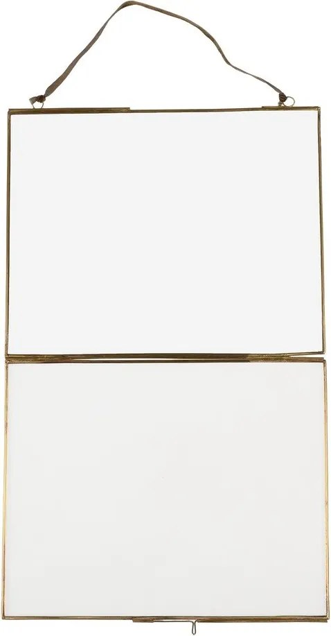 Aranyszínű fém fali képkeret 25x20 cm – Rex London