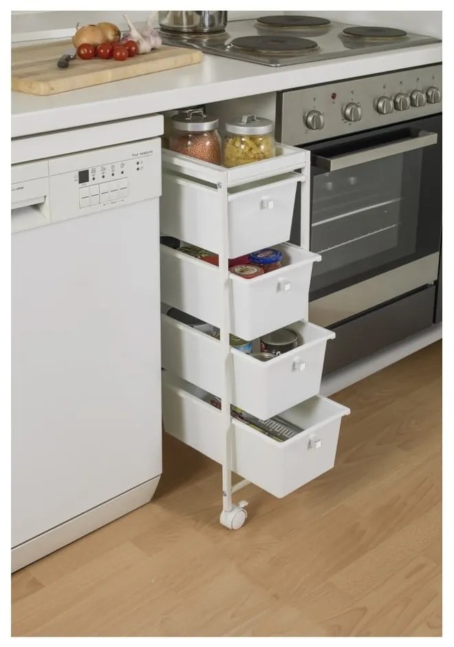 Gala görgős polc 4 fiókkal - Wenko