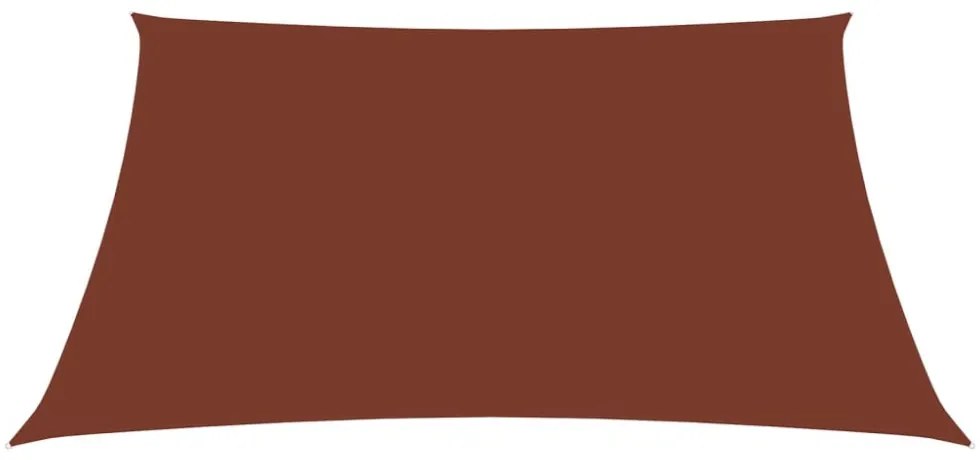 vidaXL terrakotta téglalap alakú oxford-szövet napvitorla 2,5 x 4,5 m