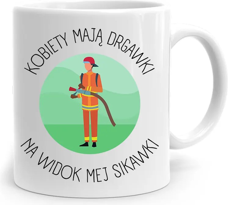 Bögre Ajándék Tűzoltónak A Nőknek Görcsök Vannak Nyomtatott Fotóval