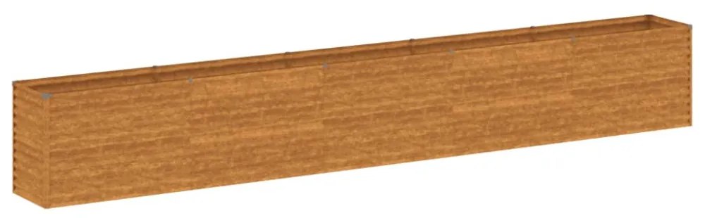 Corten acél kerti magaságyás 482 x 50 x 69 cm