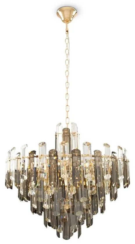 Maytoni DIA200PL-08G - Csillár láncon FLARE 8xE14/40W/230V