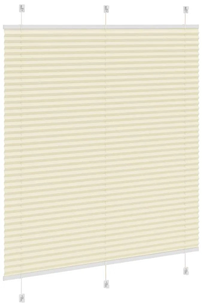 pliszírozott redőny krém 120x150 cm szövetszélesség 119,4 cm