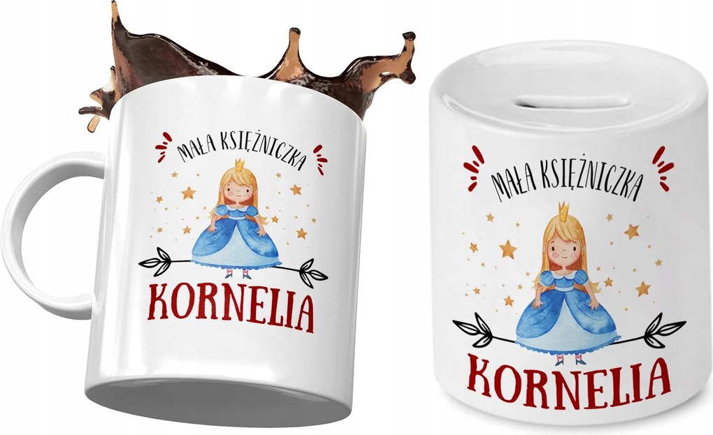 Kornélia Bögre Persely Szett Gyerekeknek Nyomtatott Fotóval