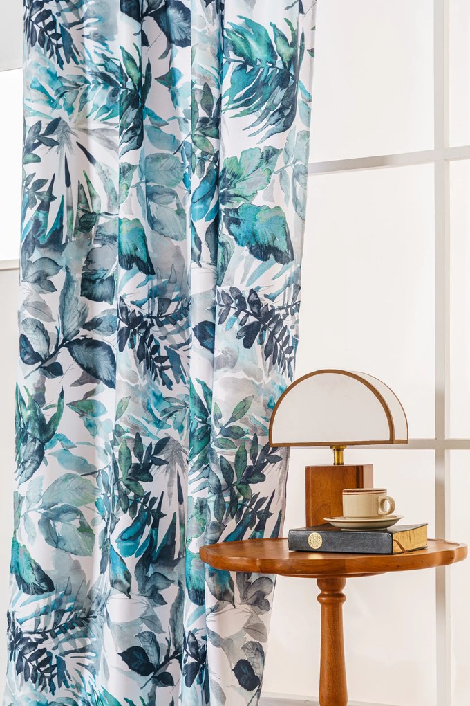 CORTINA mintás dizájnfüggöny 140x270 cm Felfüggesztés: Hullámos sínszalag