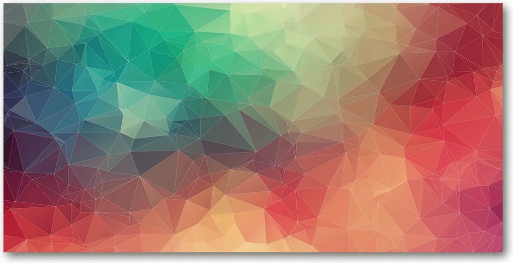 Fotó-üvegkép Geometrikus háttér 140x70