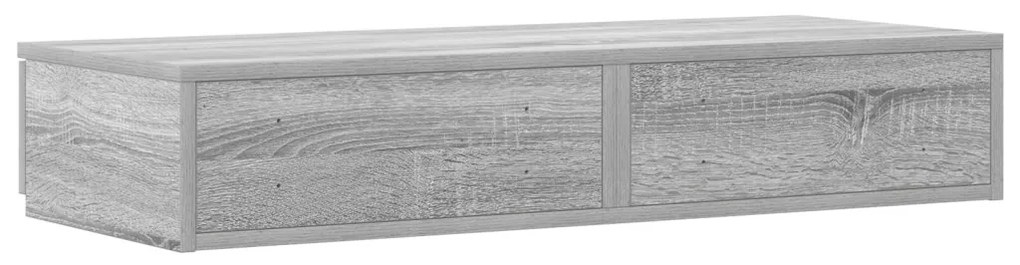 Ágy Fiókok Szürke Sonoma 100x36,5x16,5 cm Mérnöki Fa