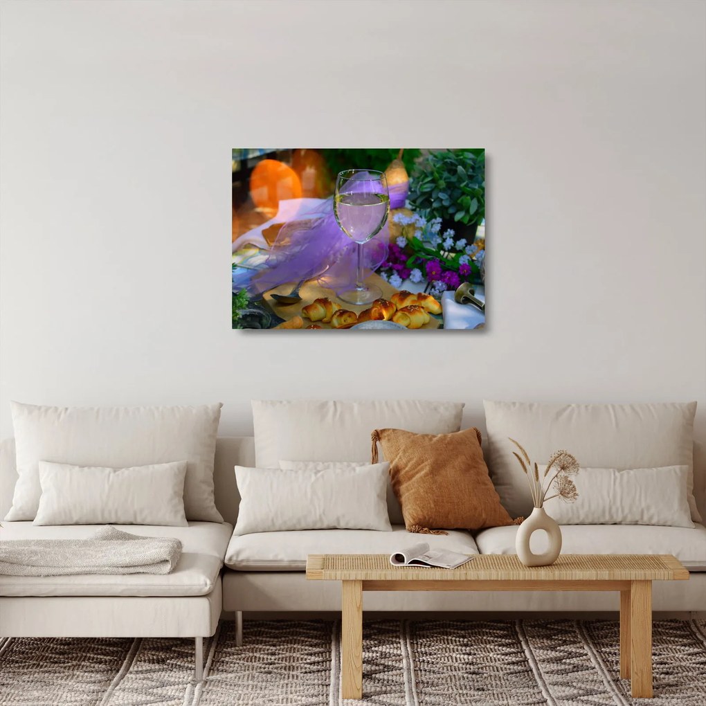 Piknik képe (üvegen) (70x50 cm)