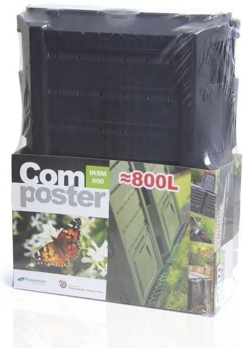 Komposztáló Prosperplast COMPOGREEN 2x400 l fekete