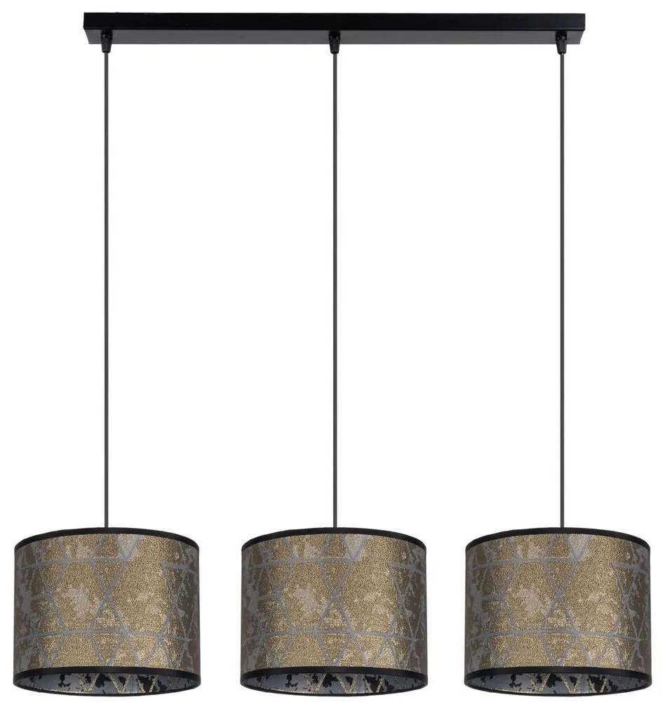 Csillár zsinóron REZO 3xE27/60W/230V arany