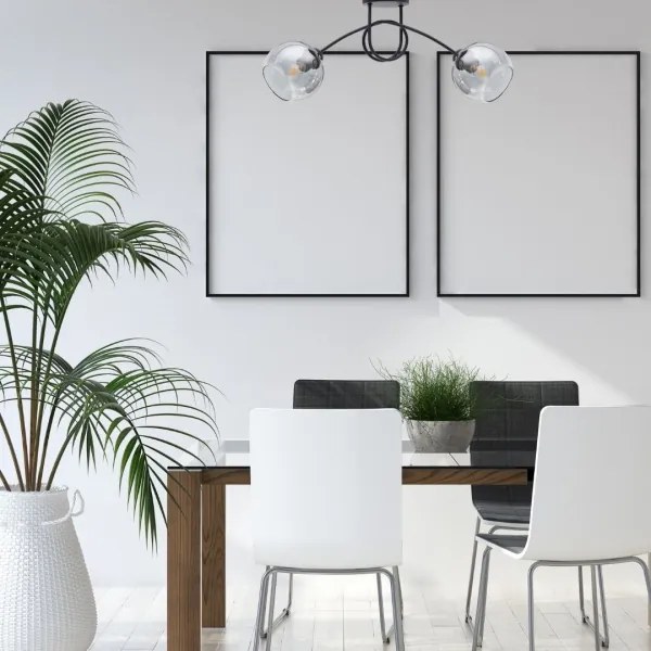 Felületre szerelhető csillár LATIL 2xE27/60W/230V