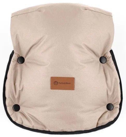 PETITE&amp;MARS - KÉSZLET Baba bundazsák 4 az 1-ben ARCTIC + babakocsi kézvédők Rózsa Petal