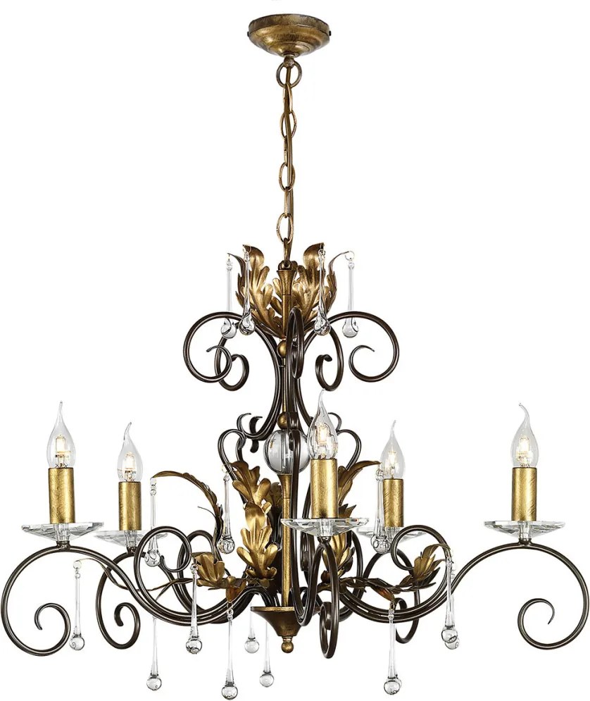 Elstead Lighting AMARILLI AML5-BRONZE Csillár 5x60W/E14