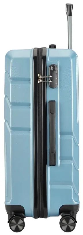 BONTOUR “SPINNER” közepes Duplakerekes Gurulós bőrönd, jégkék