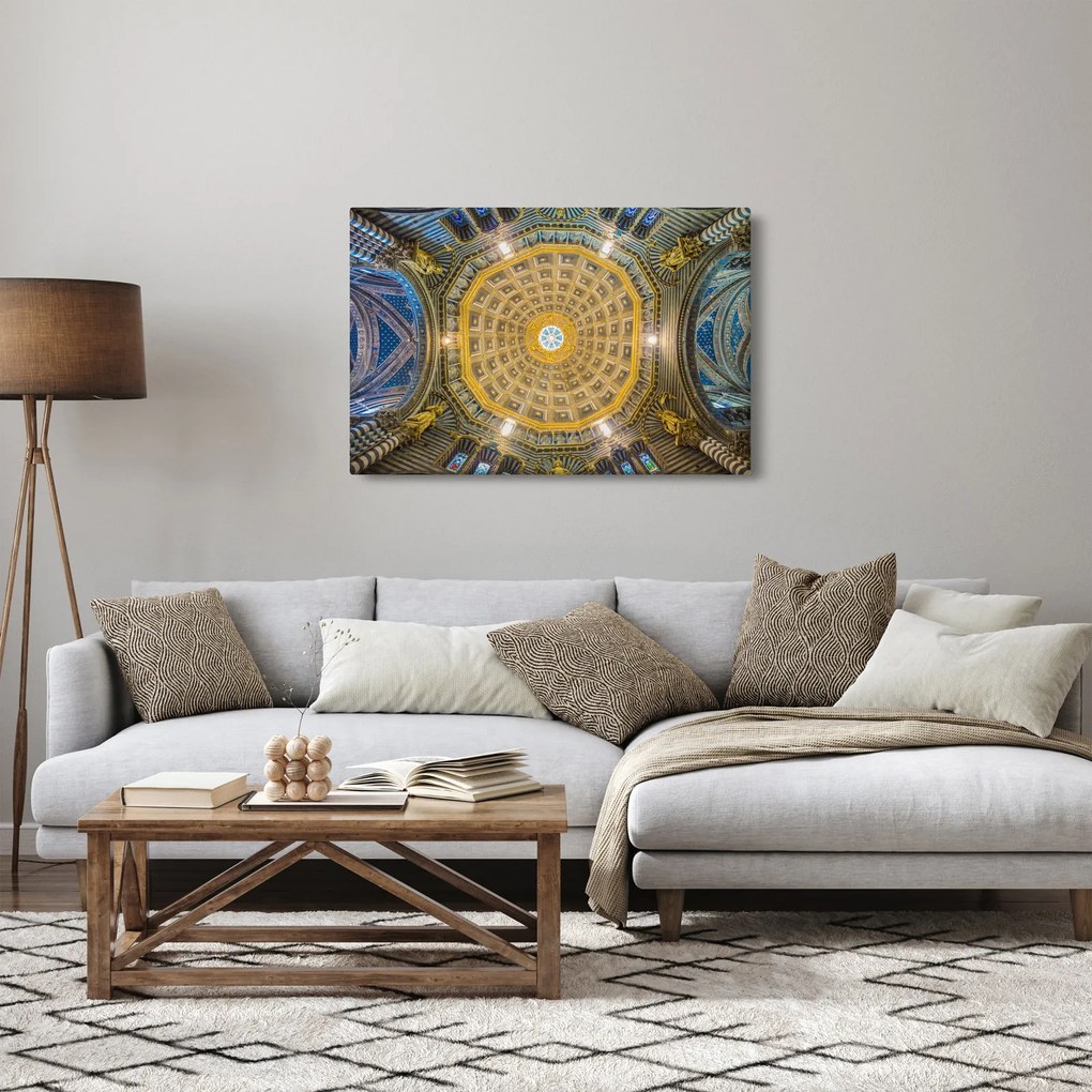 A Siena templom mennyezetének képe (90x60 cm)