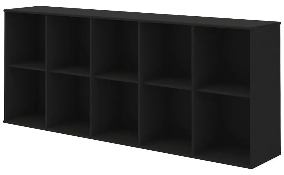 Fekete moduláris polcrendszer 169x69 cm Mistral Kubus - Hammel Furniture