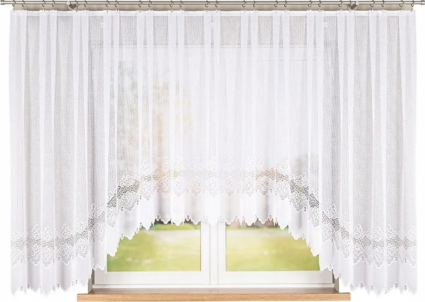 Modesta Jacquard készfüggöny alul kivágással 500x160 cm