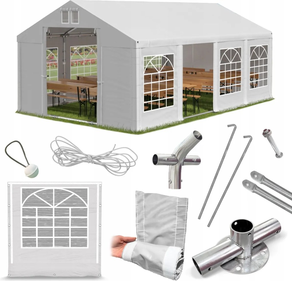 Kiállítói Sátor 5x8m Mezőgazdasági Pavilon Das 560 Sp