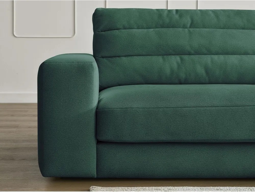 Zöld bársony kanapé 276 cm Sierra – Bobochic Paris