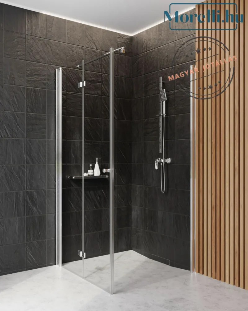 DEANTE-ADR-0511 ROUND KRÓM SZÍNŰ FÜRDŐSZOBAI POLC