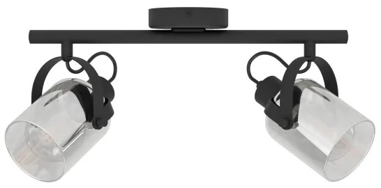 Eglo 99053 - Spotlámpa BERREGAS 2xE27/40W/230V