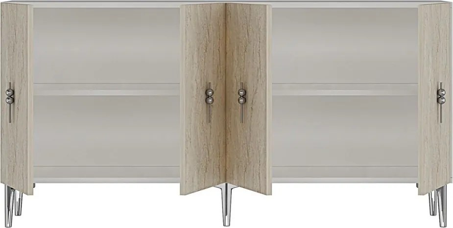 Salkım 150 - White, Silver, Travertine