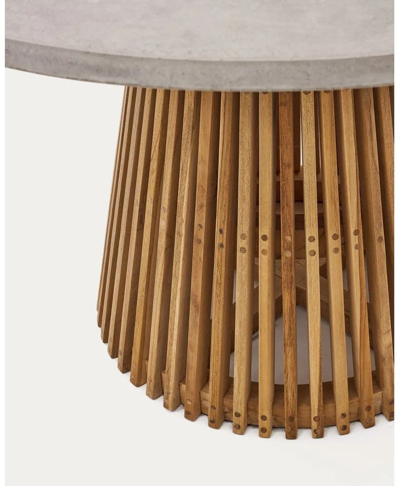 Kerek kerti étkezőasztal ø 120 cm Alcaufar – Kave Home