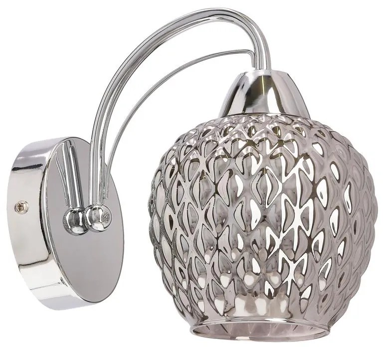 Fali lámpa TOBIAS 1xE27/40W/230V fényezett króm