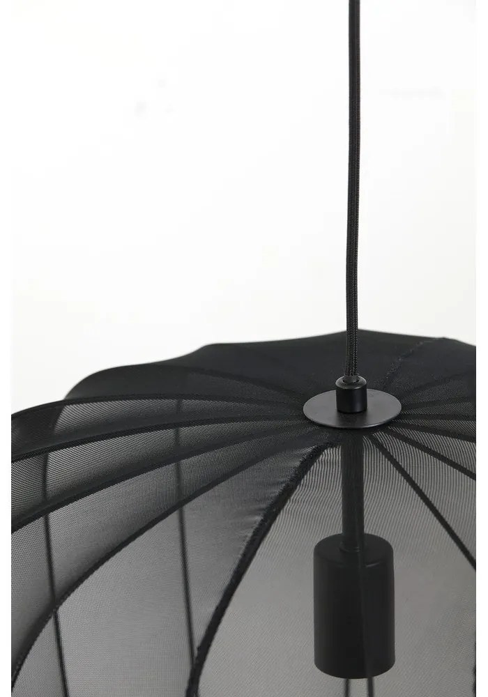 Fekete mennyezeti lámpa ø 50 cm Plumeria – Light &amp; Living