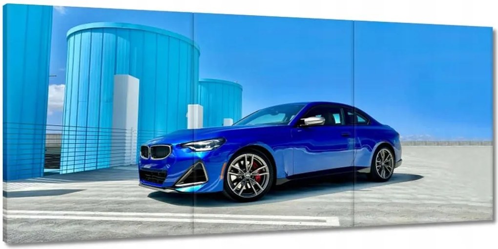 Vászonkép 150x70 Kék Bmw Autó