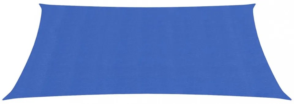 kék HDPE napvitorla 160 g/m² 2,5 x 3 m