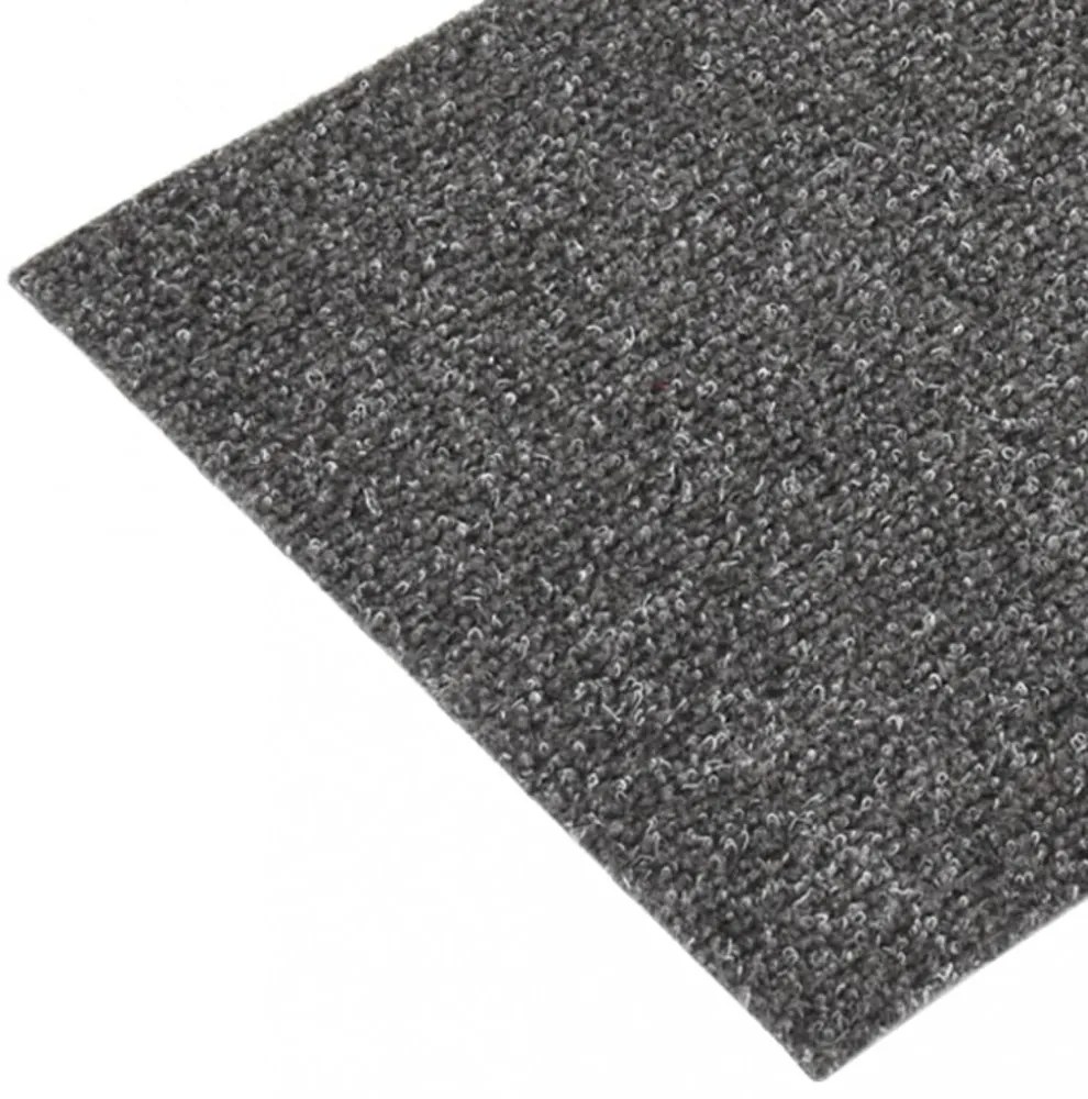 15 db antracit négyszögletes öntapadó lépcsőszőnyeg 60 x 25 cm
