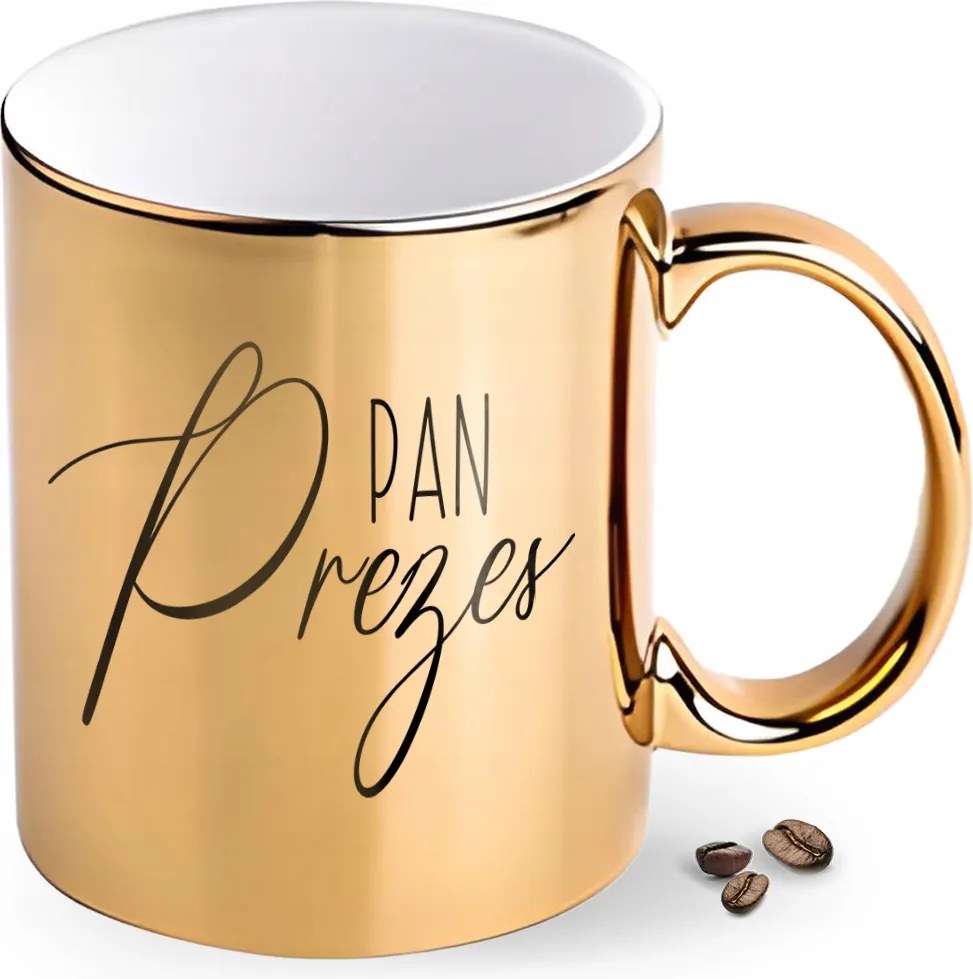 Arany Kerámia Bögre Az Elnöknek Ajándék Elnök Úr